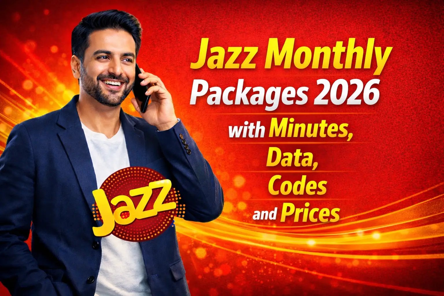 Jazz Monthly Packages 2026 – Call Minutes, Data, SMS & Activation Codes