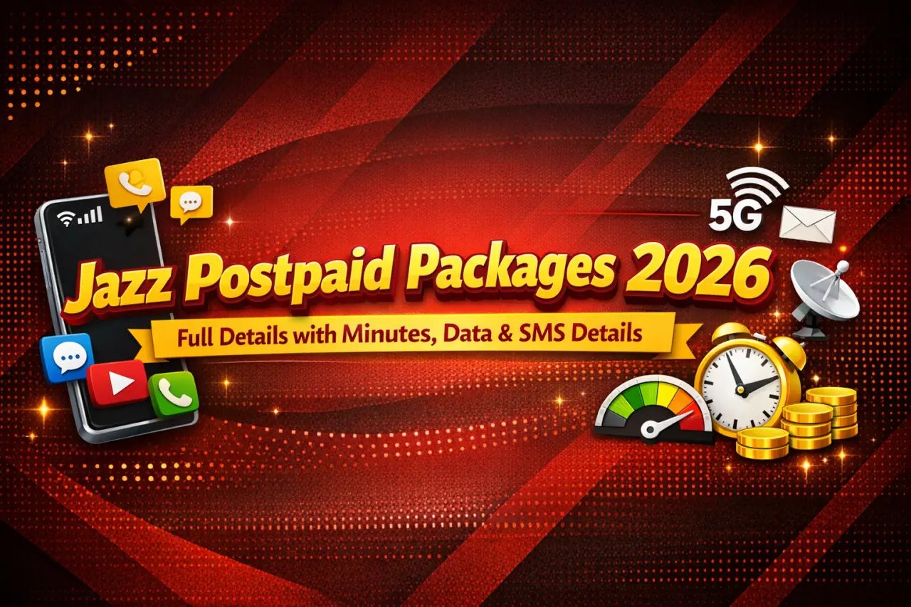 Jazz Postpaid Packages 2026 – Full Details with Minutes, Data & SMS Details