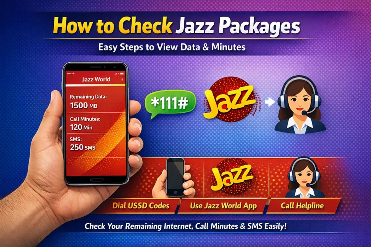 How to Check Jazz Packages – Easy Steps to View Data & Minutes