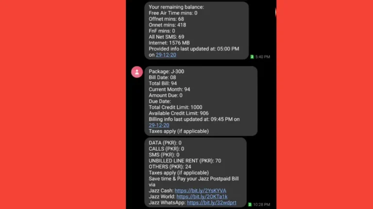 Jazz Monthly Packages 2026 – Call Minutes, Data, SMS & Activation Codes