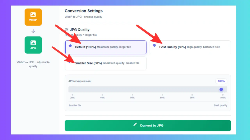 WebP To JPG – Fast & Free Online Converter